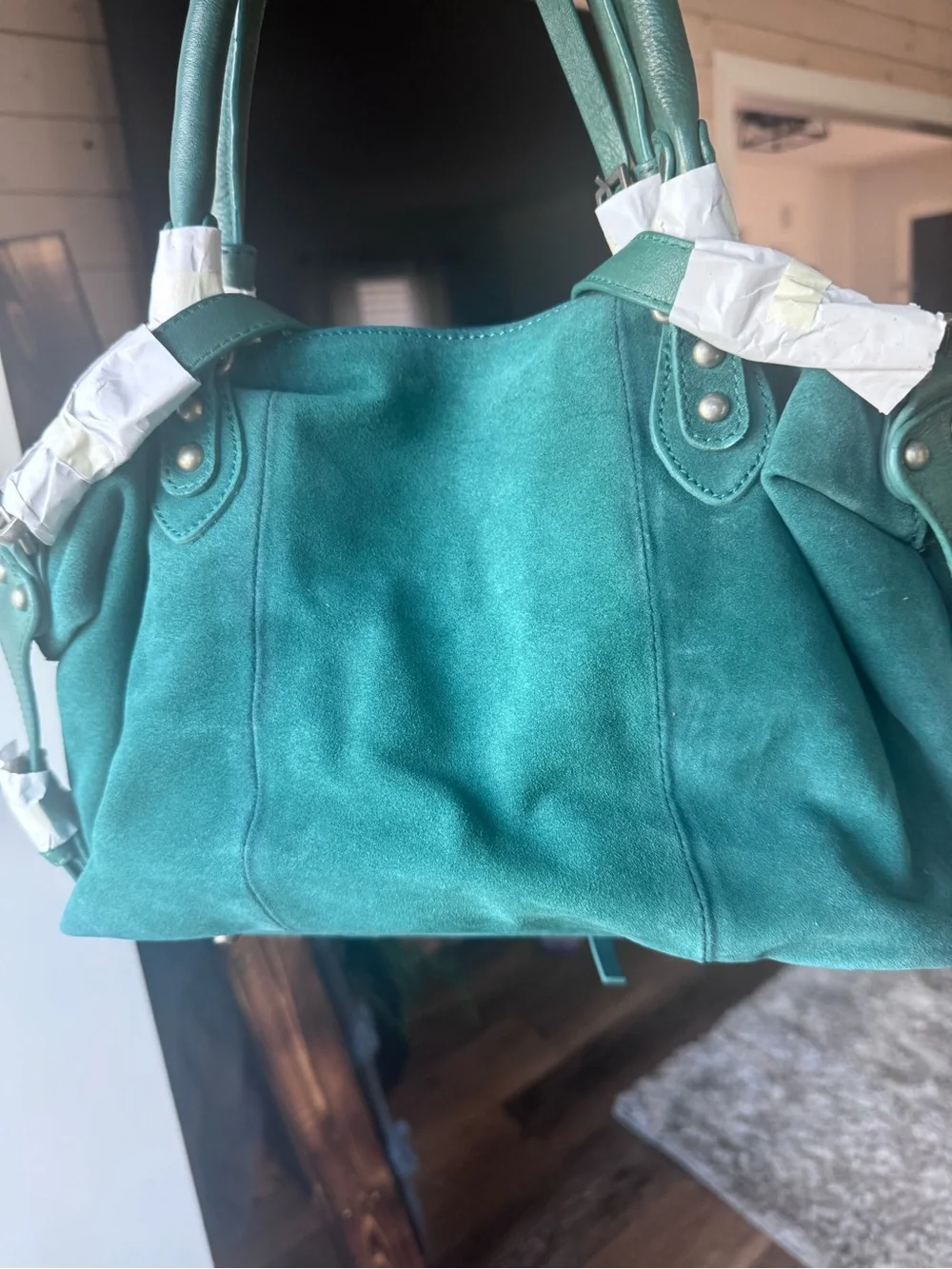 NEW Free People Baby Emerson - Forest Dew Suede
